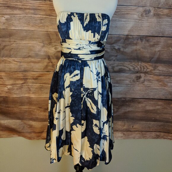 BCBG MaxAzria Navy dress - Picture 1 of 8
